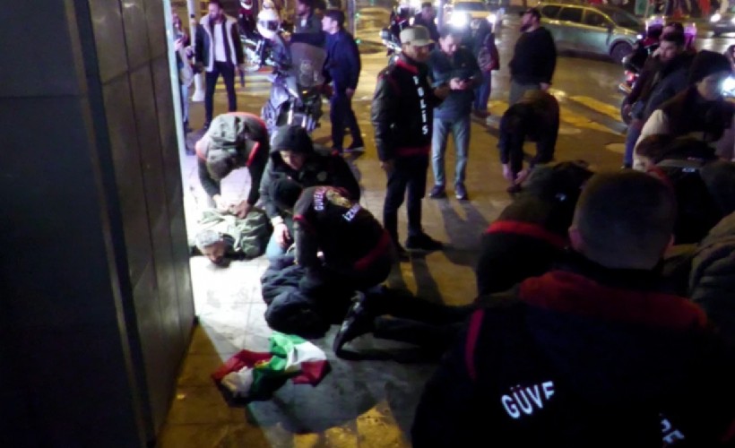 İzmir'de izinsiz yürüyüşe polis müdahalesi: 6 gözaltı