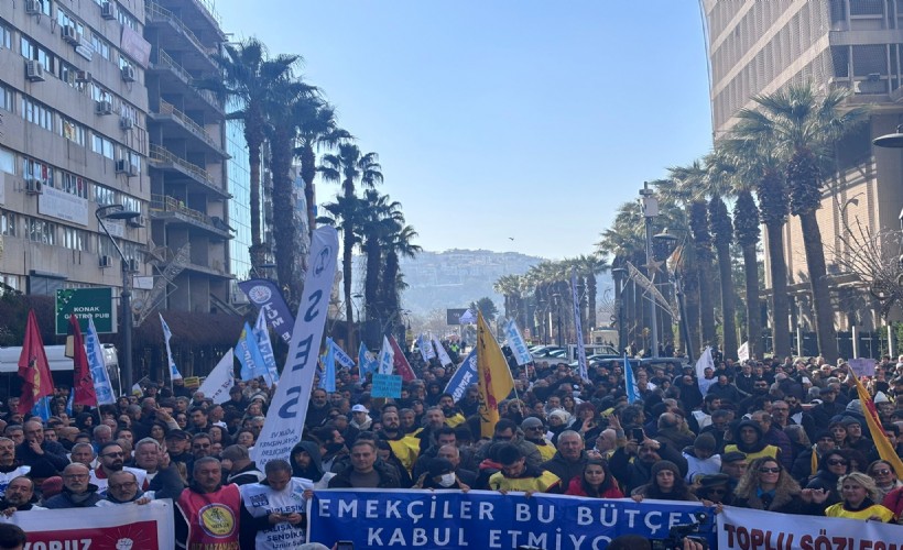 KESK İzmir'de iş bıraktı: Maaşlarımıza hemen yüzde 20 zam yapın!