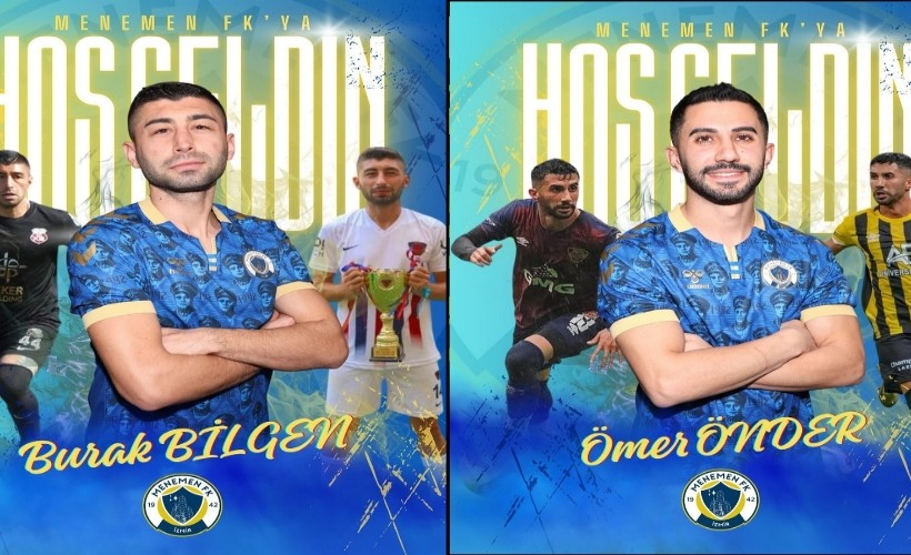 Menemen FK'dan çifte takviye