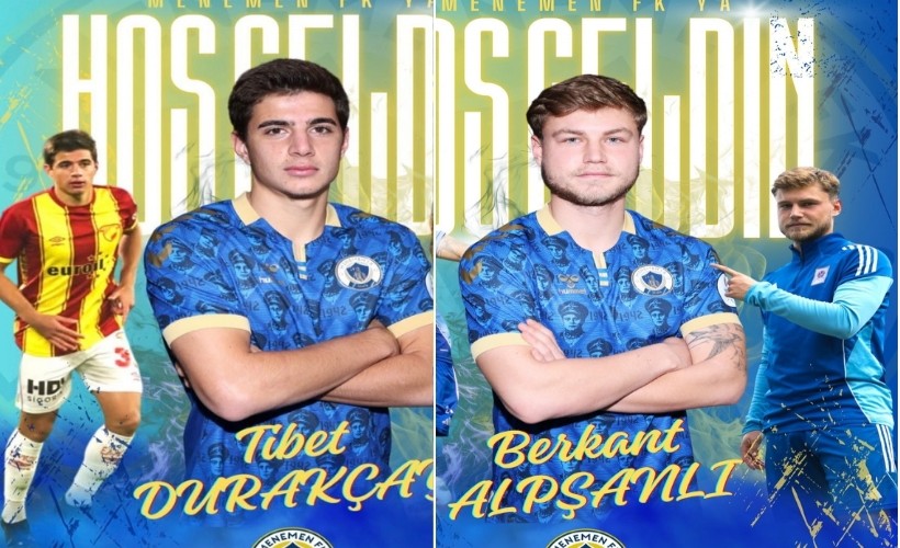 Menemen FK'ya Göztepe patentli iki takviye