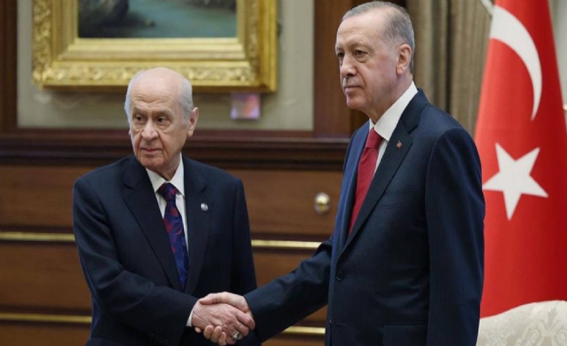 Erdoğan ve Bahçeli, Saray'da bir araya geldi