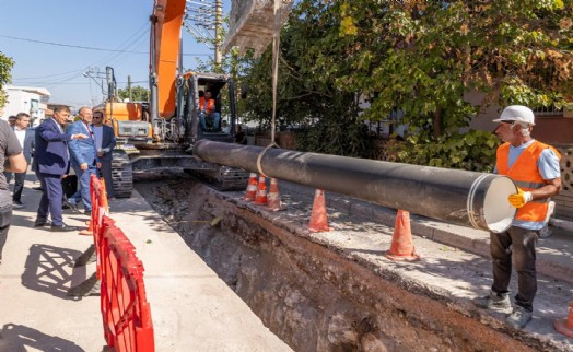 Sarnıç'ta içme suyu hatları yenileniyor