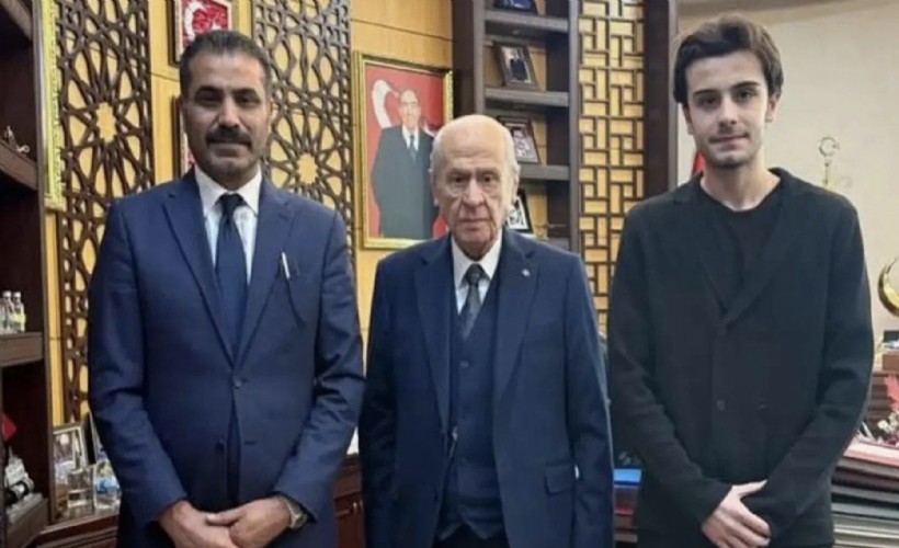 Soruşturmada adı geçen Serkan Toper, Devlet Bahçeli'yi ziyaret etti