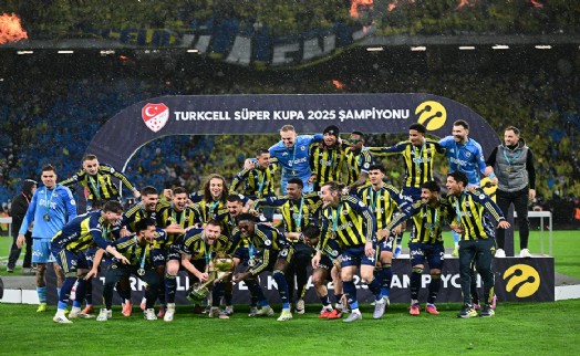 Süper Kupa'da Galatasaray'ı yenen Fenerbahçe şampiyon