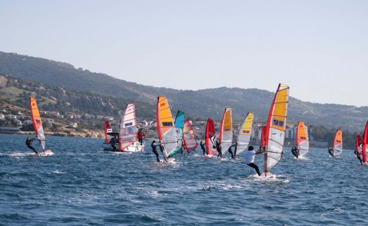 TYF Yelken Ligi Techno 293 2'nci Ayak Yarışları Foça'da başladı
