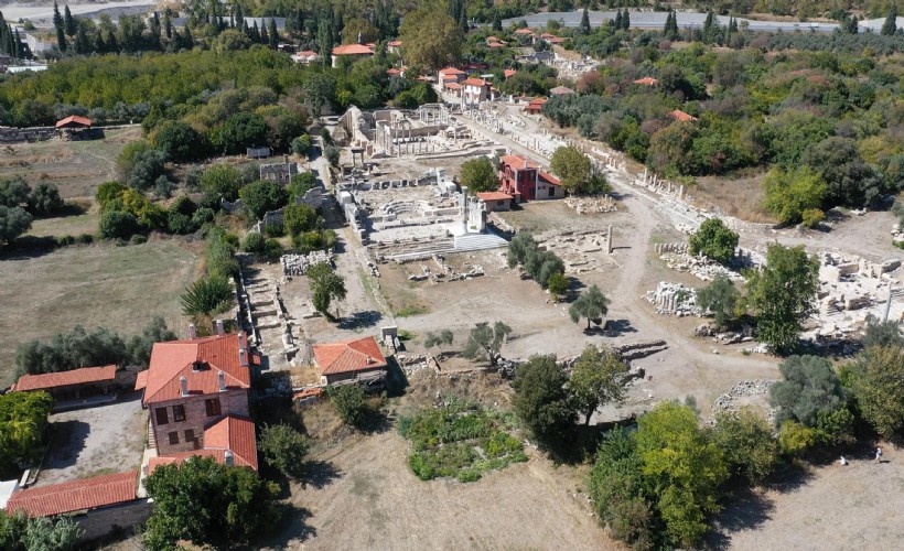 3 bin 500 yıllık Stratonikeia Antik Kenti havadan görüntülendi