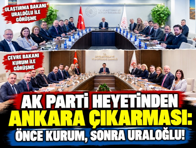 AK Parti İzmir heyetinden Ankara çıkarması; Körfez, kentsel dönüşüm ve ulaşım projeleri masaya yatırıldı
