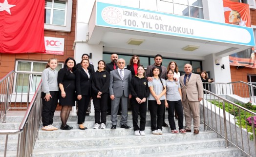 Aliağa 100. Yıl Ortaokulu'na 'Geleceğin Sınıfı'