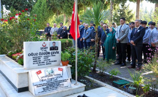 Aliağalı Şehit Oğuz Özgür Çevik, şehadetinin 10. yılında anıldı
