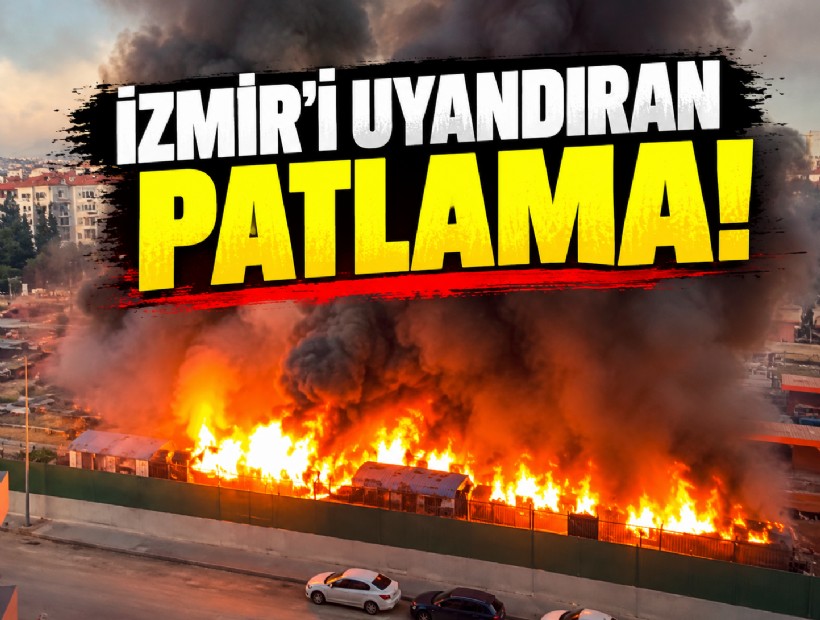 Alsancak'ı uyandıran patlama!