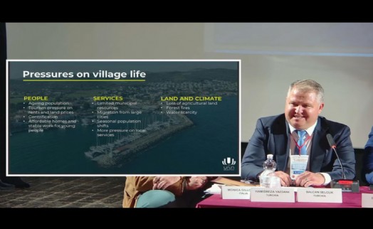 Başkan Balkan, İtalya'da Urla'nın gelecek vizyonunu anlattı: Yerelde yaşam, üretimle güçleniyor