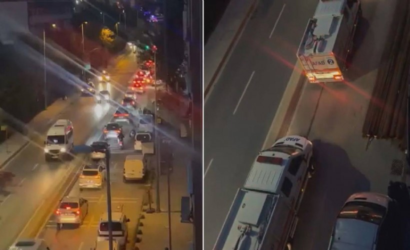Bayrampaşa'da yol çöktü: 1 işçi hayatını kaybetti!