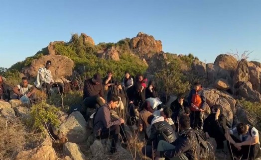 Bodrum'da 34 kaçak göçmen yakalandı