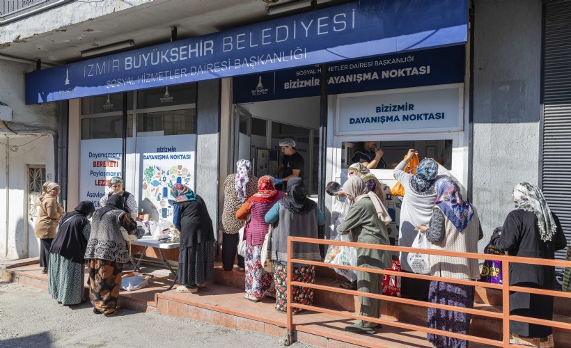 Büyükşehir, dayanışma noktalarıyla İzmirlinin yanında