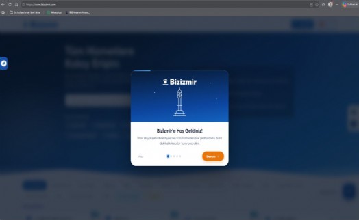 Büyükşehir'in dijital hizmet platformu Bizİzmir yenilendi