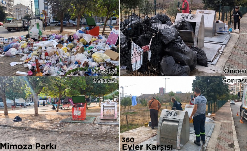 CHP'li Alabay açıkladı: Karşıyaka Belediyesi çöp toplama seferberliği başlattı