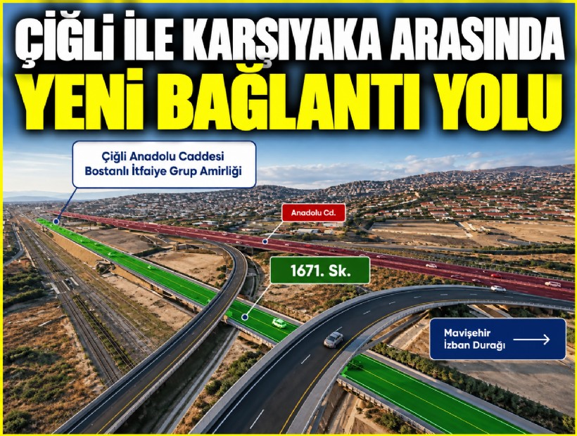 Çiğli ile Karşıyaka arasında yeni bağlantı yolu