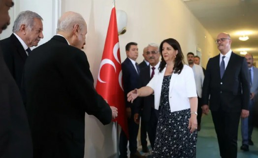 DEM Parti İmralı heyeti Devlet Bahçeli'yle görüştü