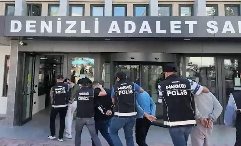 Denizli'de uyuşturucu operasyonunda 10 tutuklama