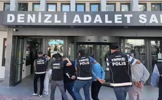 Denizli'de uyuşturucu operasyonunda 10 tutuklama