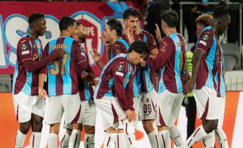 Deplasmanda 4 golle güldü: Trabzonspor'dan UEFA Konferans Ligi'ne harika başlangıç