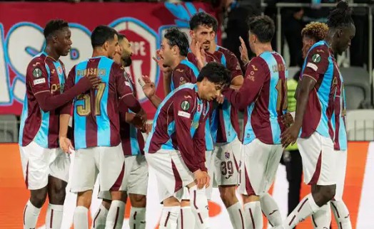 Deplasmanda 4 golle güldü: Trabzonspor'dan UEFA Konferans Ligi'ne harika başlangıç
