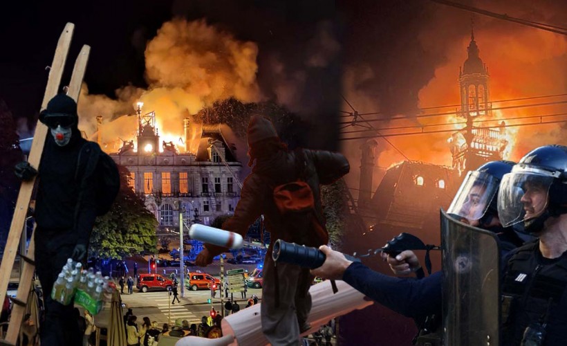 Fransa'da göstericilerin yaktığı ateş Avrupa'ya yayıldı: 7 ülke alev alev