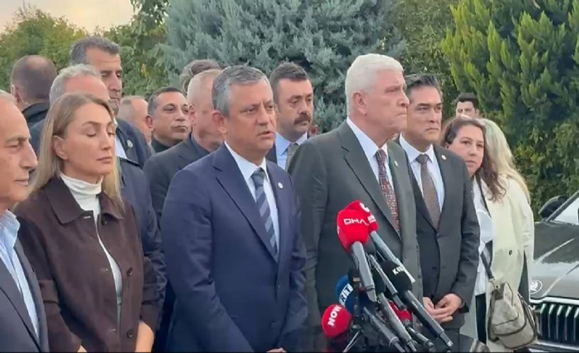 Özel ve Dervişoğlu'ndan duruşma çıkışı ortak açıklama: 'Bir tarafta iftira, diğer tarafta milyon Eurolar'