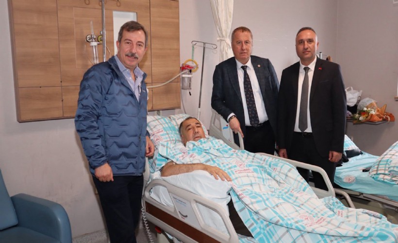 İYİ Parti İl Başkanı Mısırlıoğlu’na 'geçmiş olsun' ziyareti