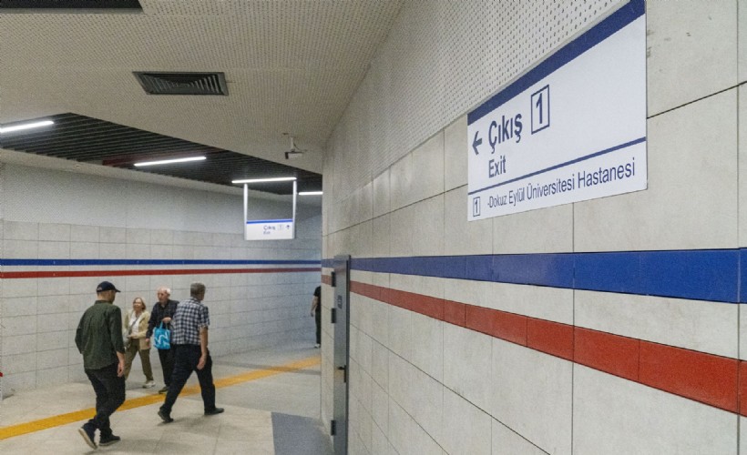 İzmir Metrosu’ndan Dokuz Eylül Hastanesi’ne kesintisiz yaya tüneli açıldı