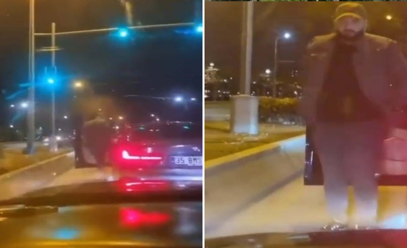 İzmir'de araç takip eden trafik magandasına ve yanındaki yolcuya rekor ceza!