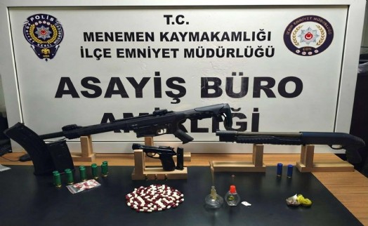 İzmir'de uyuşturucu operasyonu: 42 gözaltı