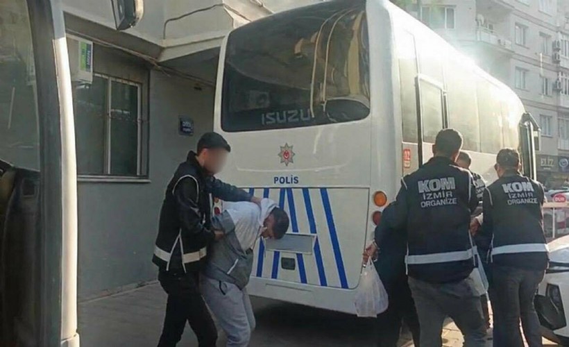 İzmir’de organize suç operasyonu: 5 gözaltı, 4 tutuklama