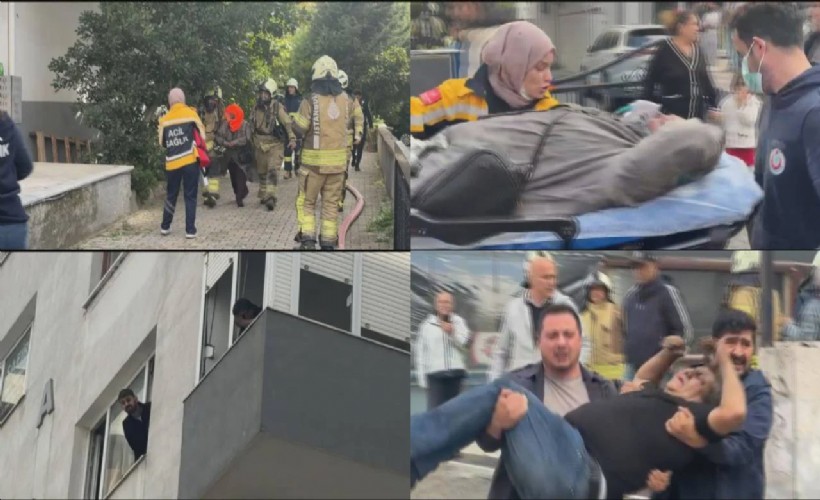 Kadıköy'de 8 katlı binada yangın: Yaralılar var, müdahale sürüyor