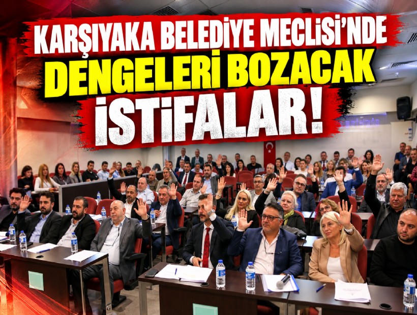Karşıyaka Belediye Meclisi'nde şok istifalar! 5 meclis üyesi partisinden istifa etti