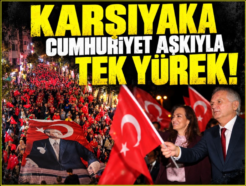 Karşıyaka Cumhuriyet aşkıyla tek yürek!