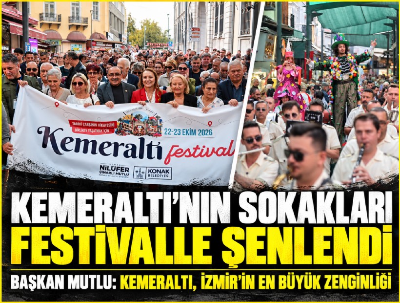 Kemeraltı’nın sokakları festivalle şenlendi
