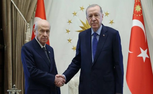 Külliye'de sürpriz zirve: Erdoğan ve Bahçeli bir araya geldi