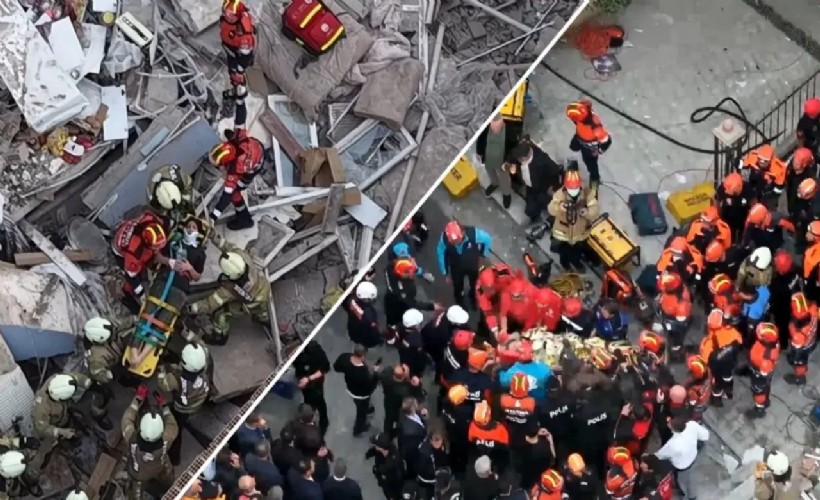 Maltepe'de çöken binayla ilgili yeni gelişme: Binada yangın çıktı!