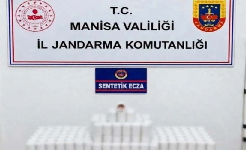 Manisa'da 42 bin 534 sentetik ecza ele geçirildi: 1 tutuklama