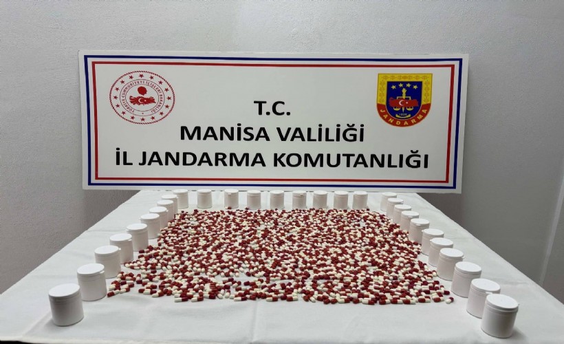 Manisa’da on binlerce sentetik ecza ele geçirildi