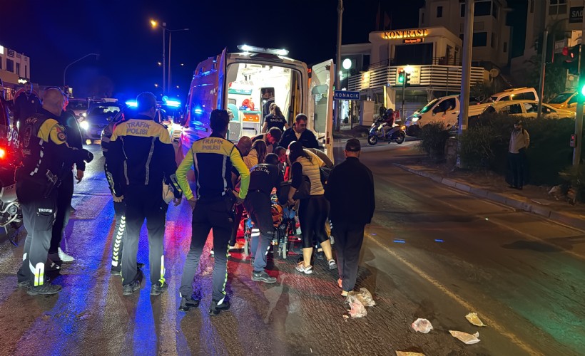 O anlar kamerada! Motosikletin çarptığı yaşlı kadın hayatını kaybetti