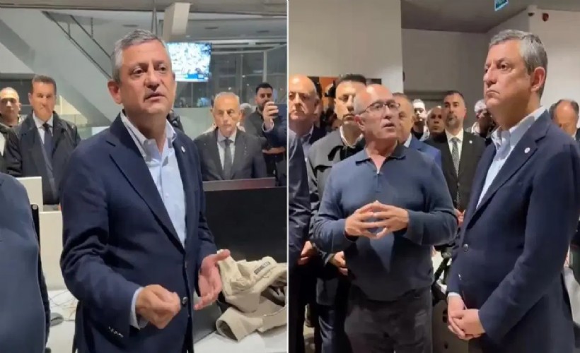 Özgür Özel, Halk TV binasında: 'Buradan tüm Türkiye ve dünyaya ilan ederiz ki...'