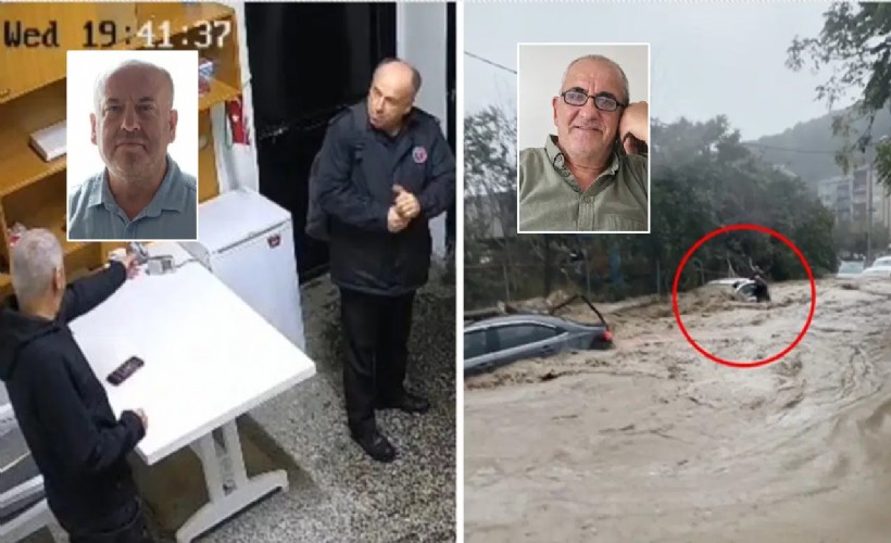 Selde kaybolan iki yurttaşın son görüntüleri ortaya çıktı