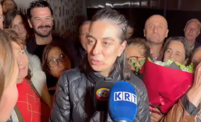 Tahliye edilen Sinem Dedetaş’tan ilk açıklama: Çalışma arkadaşlarımız içeride, yarım sevinebiliyoruz