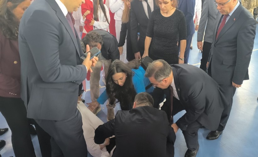Törende fenalaşan öğrenciye doktor olan milletvekili müdahale etti