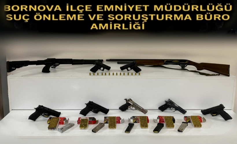 Aile apartmanına silah kaçakçılığı operasyonu; 3 tutuklama