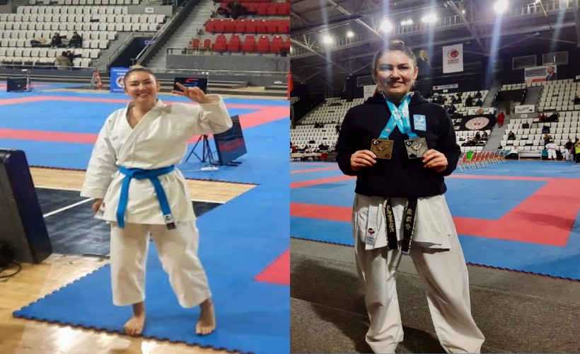 Aliağa Belediyesi karate antrenörü Nezahat Ayhan Türkiye Şampiyonu oldu