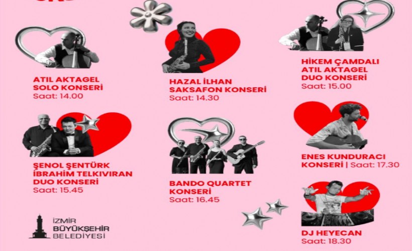 Aşkın melodileri Alsancak’ta yükseliyor