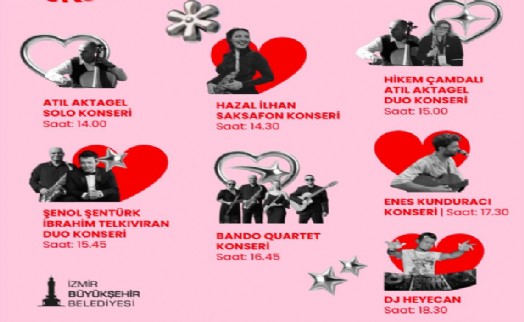 Aşkın melodileri Alsancak'ta yükseliyor
